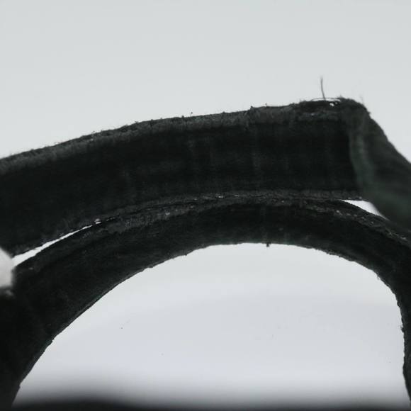 CHANEL Hand Bag Velor Black CC Auth bs10697 - Picture 8 of 16